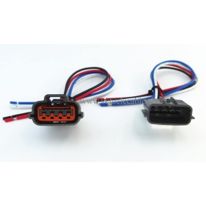 Wire Harness Male and Female Pigtail Cable Alternators Repair Plug Harness Connector Pigtail Compatible with Nissan Murano Maxima VQ35DE 