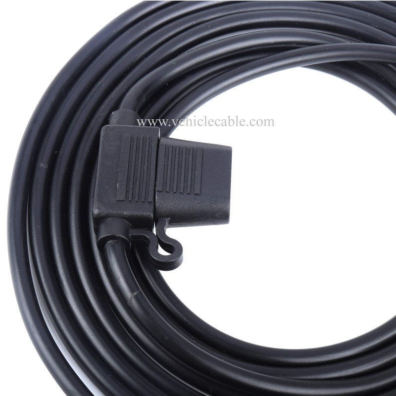 OLLGEN 3M/9.8ft OBD2 to Cigarette Lighter Female Connector OBD Male to Female Socket Car Power Cable with 3A Fuse 