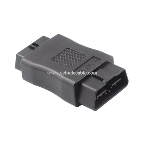 OLLGEN OBD2 OBDII Full 16 Pin Male to Female OBD Cable Splitter Converter Adapter for Diagnostic Port Extender (Black)