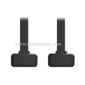 OLLGEN 3M/9.8Feet Ultra Flat Low Profile 16 Pin Male to Female OBDII OBD2 Extension Cable Car Diagnostic Extender Cord Adapter 