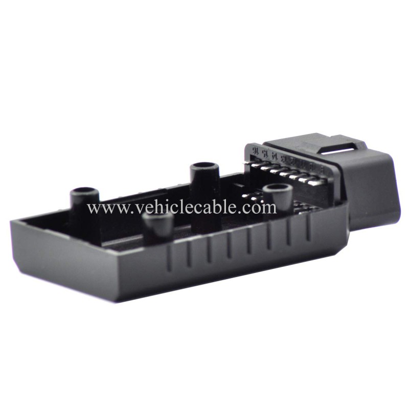 OLLGEN 16 Pin OBD 2 OBDII Male Connector OBD2 16 pin Adaptor J1962 Connector OBDII Plug with Screws Car Diagnostic Cable Connector (OBD Male Plug) 