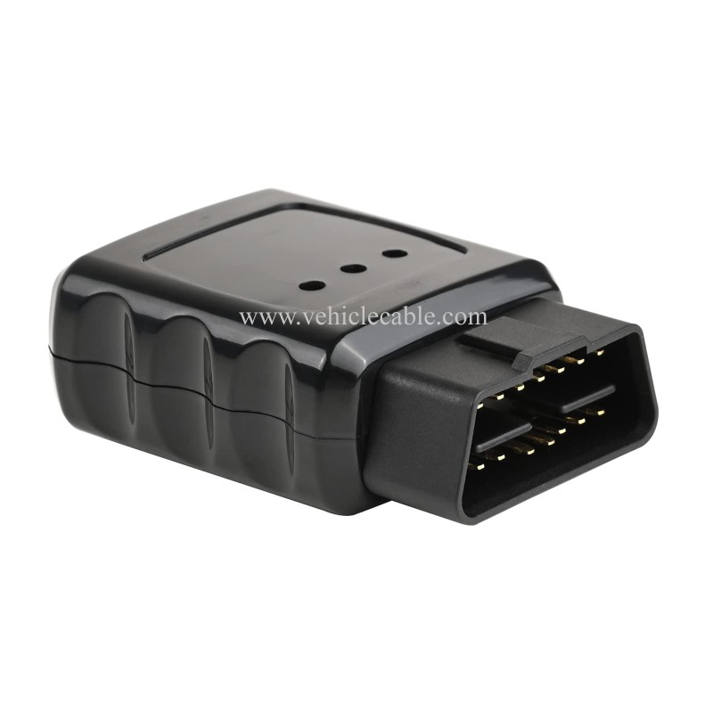 OLLGEN Universal 16 Pin OBD 2 OBDII Male Connector EOBD2 OBDII J1962M Adapter Plug for 12V 24V Car Truck (Black) 