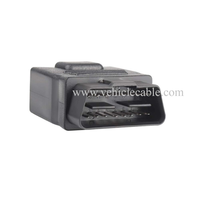 OLLGEN Mini Size OBD2 OBDII Full 16 Pin Male to Female Adapter Diagnostic Extender OBD Port Extension Connector Converter for Car Repair Shop or Testing Institution 