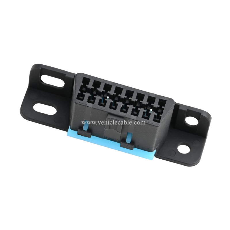 OLLGEN 16 Pin OBD Female Replacement Wire Sockets Connector OBDII Car Auto Adapter J1962 OBD 2 Plug Shell Kit Fit for Specific Vehicle 