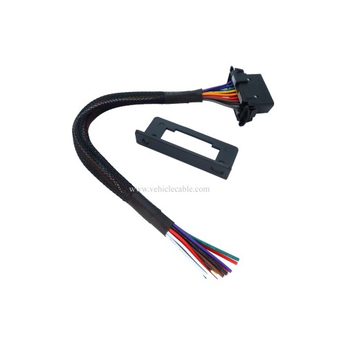 OBD2 J1962 Female to Open Pigtail Cable Bracket OBDii Port Replacement Cable 1ft/30cm