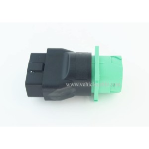 OBD2 Male to Green J1939 Female Adapter 