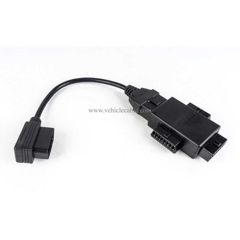 1pcs OBD2 Male to Female Extension Cable 1pcs OBD ii 16Pin J1962 1Male to 3 Female Adapter 