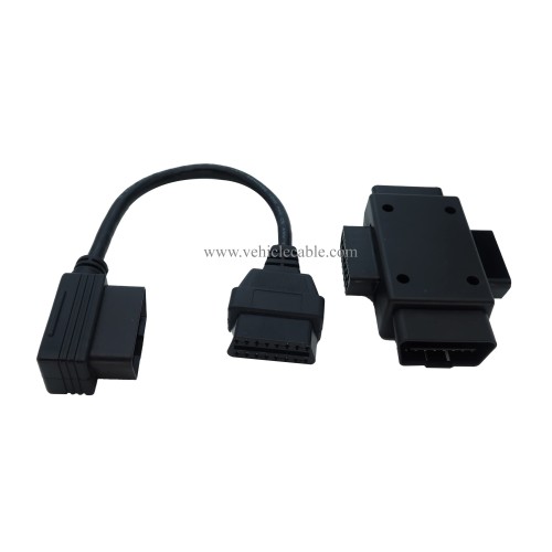1pcs OBD2 Male to Female Extension Cable 1pcs OBD ii 16Pin J1962 1Male to 3 Female Adapter