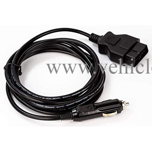 OBD2 Male to Cigarette Lighter Memory Saver Adapter Cable Car OBDII Emergency Power Supply Cable