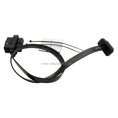 OBD 2 Splitter Y Cable 1 Male and 2 Female 16pin OBD II Split Extension Cable for GPS Tracker Code Reader and Other Car Device