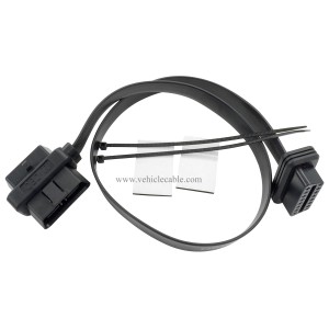 OBD 2 Splitter Y Cable 1 Male and 2 Female 16pin OBD II Split Extension Cable for GPS Tracker Code Reader and Other Car Device 