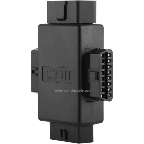 iKKEGOL Pocket OBD2 OBDII Full 16 Pin Male to 3 Female 1 to 3 OBD Cable Splitter Converter Adapter for Diagnostic Extender