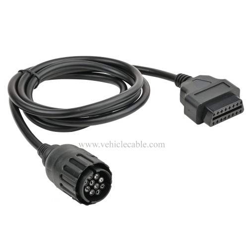 OLLGEN 1.5M/5FT 10 Pin to 16 Pin OBD2 Adapter Diagnostic Extension Cable for ICOMD D Module Motorcycle Cable