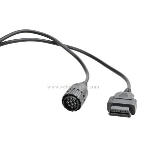 OLLGEN 1.5M/5FT 10 Pin to 16 Pin OBD2 Adapter Diagnostic Extension Cable for ICOMD D Module Motorcycle Cable 