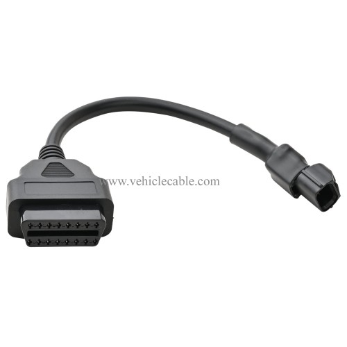 OLLGEN 3 Pin Motorbike OBD Adapter,Motorcycle OBD2 Diagnostic Cable