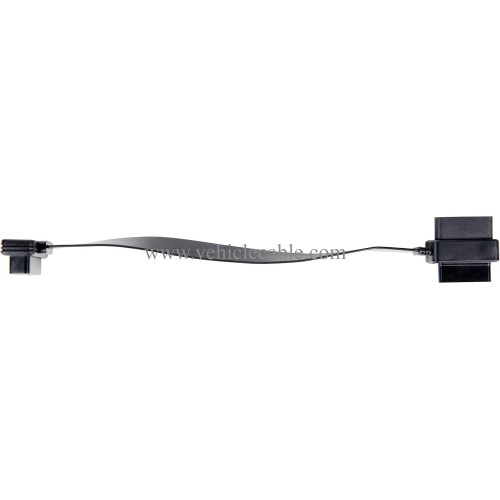 OLLGEN 30cm 16 Pin OBD II OBD2 Splitter Cable Car Diagnostic Female to 1x Male and 1 x Female Extension Cord Adapter
