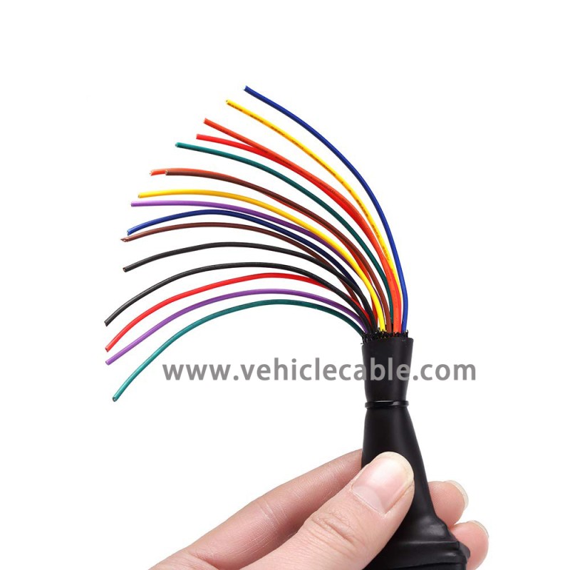 10pcs bbfly-B6 OBD II OBD2 16 Pin Splitter Extension 1x Male and 2X Female Extension Cable Adapter (1FT/30CM)  