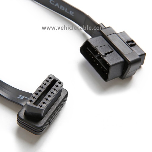 bbfly-A9 OBD II OBD2 16 Pin Splitter Extension 1x Male and 2X Female Extension Cable Adapter (2FT/60CM) (1 Pack)