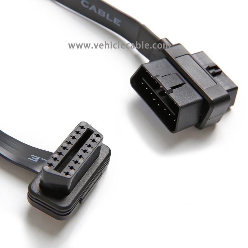 bbfly-A9 OBD II OBD2 16 Pin Splitter Extension 1x Male and 2X Female Extension Cable Adapter (2FT/60CM) (1 Pack) 