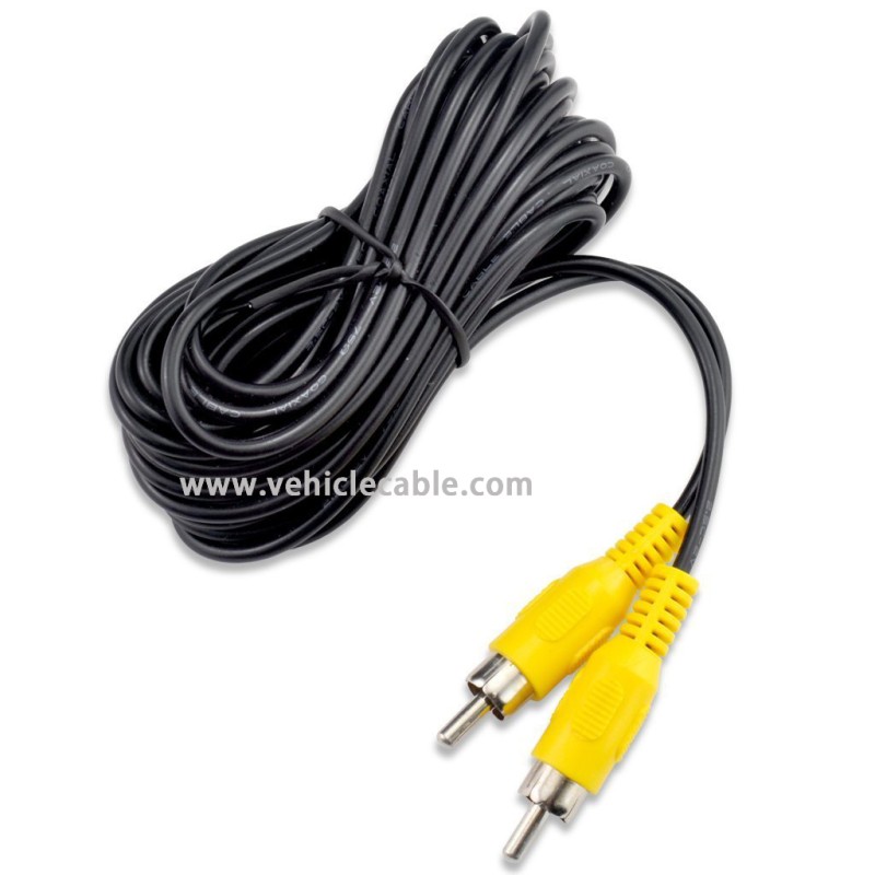 OLLGEN RCA Video Cable,Digital Audio Coaxial Cable with Male to Male Single Plug,A/V Extension Cord for Subwoofer Car Rear View Parking Buckup Camera,3m/10feet 