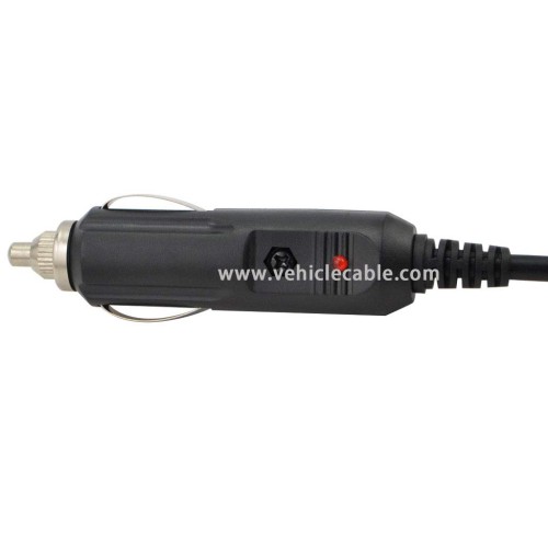 OLLGEN 1M/3.3ft Car OBD2 Vehicle ECU Emergency Power Supply Cable Car Memory Save Any 12V DC Power Source with Cigarette Lighter to OBD Female Connector Cable Adapter Black