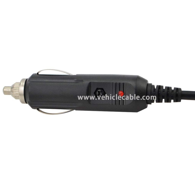 OLLGEN 1M/3.3ft Car OBD2 Vehicle ECU Emergency Power Supply Cable Car Memory Save Any 12V DC Power Source with Cigarette Lighter to OBD Female Connector Cable Adapter Black 
