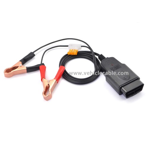 OLLGEN Electric Car Battery Replacing Tool Helper Auto Computer Power-Off Memory Cable Car ECU Memory Saver OBD Battery Replacemnt Kit